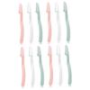Healeved 12pcs Multi-Function Eyebrow Trimmer Face Shaver for Women Portable Facial Hair Remover Professional Brow Shaping Tool Compact Lightweight for Home Salon view 1