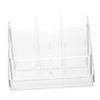 Baluue Acrylic Makeup Storage Organizer Multi Grids Transparent Cosmetic Display Box for Vanity and Bathroom Stylish Makeup Holder for Brushes and Accessories and Elegant Design view 1
