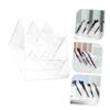 Baluue Acrylic Makeup Storage Organizer Multi Grids Transparent Cosmetic Display Box for Vanity and Bathroom Stylish Makeup Holder for Brushes and Accessories and Elegant Design view 2