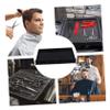 Baluue Salon Clippers Organizer Tray Anti-Slip Barber Clipper Holder Durable Material Notches for Easy Storage Professional Hair Trimmer Display Case Black view 3
