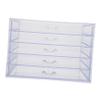 Baluue Acrylic Nail Products Storage Box Multi-functional Organizer for Nail Art Tools Transparent Design for Easy Identification Compact and Practical for Home Salon Use view 1