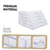 Baluue Acrylic Nail Products Storage Box Multi-functional Organizer for Nail Art Tools Transparent Design for Easy Identification Compact and Practical for Home Salon Use view 2