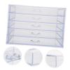 Baluue Acrylic Nail Products Storage Box Multi-functional Organizer for Nail Art Tools Transparent Design for Easy Identification Compact and Practical for Home Salon Use view 4