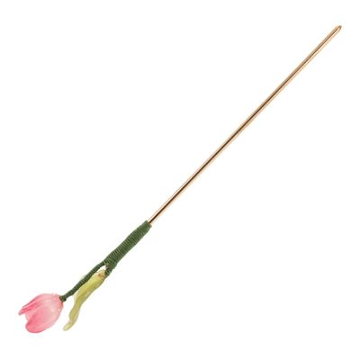 FRCOLOR Chinese Style Vintage Flower Hairpin Stick for Women Elegant Hair Bun Accessory and Easy to Use for Weddings and Casual Outings for Special Occasions