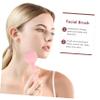 Baluue Face Brush Set 3pcs Handheld Cleansing Brush Silicone Face Scrubber Tool view 3