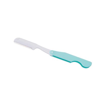 FOMIYES Women Folding Eyebrow Trimmer with Non- Handle Portable Design for Eyebrow Grooming Random Color Replacement Blades Included