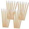 Baluue 100pcs Lip Brush Makeup Tools Wooden Handle Lipstick Applicators for Lipstick Eyelash Makeups Lip Gloss Wand view 1