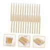 Baluue 100pcs Lip Brush Makeup Tools Wooden Handle Lipstick Applicators for Lipstick Eyelash Makeups Lip Gloss Wand view 4