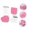 NOLITOY 2sets Wax Therapy Hand and Foot Covers Spa Mittens for Home Care Includes White Pink Wax Treatment for Softening Skin and Removing Dead Skin view 4