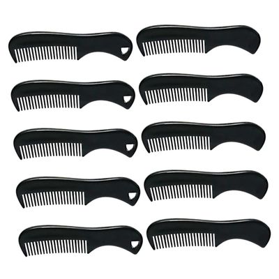 Gogogmee 50pcs Pocket Beard Comb for Men Travel Grooming Accessory Fine Toothed Design Compact Portable for Facial Hair Styling and Detangling