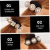 Baluue 4pcs Bun Maker Set Simple Donut Hair Jewelry for Elegant Hairstyles Includes Shell Flower and Design for Effortless Styling view 2