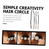 Baluue 4pcs Bun Maker Set Simple Donut Hair Jewelry for Elegant Hairstyles Includes Shell Flower and Design for Effortless Styling view 3