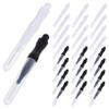 HAPINARY 60pcs Portable Brow Lamination Brush Caps Micro Eyebrow Brush Tool Kit view 1