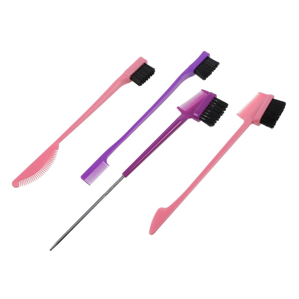 Baluue 4pcs Eyebrow Brush Eyelash Comb Makeup Grooming Tool for Women Eyebrow Comb Brow Tool for Beauty Shops Random Color