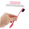 Baluue 4pcs Eyebrow Brush Eyelash Comb Makeup Grooming Tool for Women Eyebrow Comb Brow Tool for Beauty Shops Random Color view 4