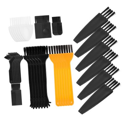 HAPINARY 48pcs Electric Shaver Cleaning Brush Portable Brushes for Razor Clipper Keyboard Gaps Durable Ergonomic Design for Home and Travel Use