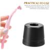 TOVINANNA Double-sided Razor Stand Holder Metal Razor Stand for Shower Storage Space for Razor and Brush view 3