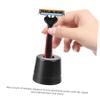 TOVINANNA Double-sided Razor Stand Holder Metal Razor Stand for Shower Storage Space for Razor and Brush view 4
