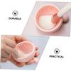 WOONEKY 1pc Portable Silicone Makeup Brush Bowl Efficient Brush Washing Pad for Home and Salon Use Adorable Design Compact Fun Appearance Essential Makeup Tool view 4