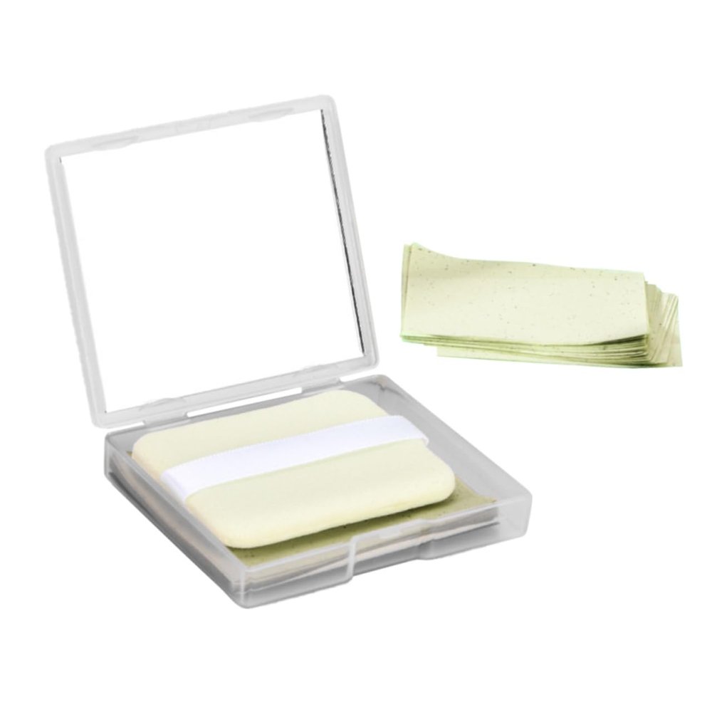 HAPINARY Absorbing Paper Face Oil Absorbing Sheets for Control Facial Cleaning Makeup Removal Compact Portable