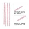 Cuticle Pusher, Cuticle Stick Orange Sticks For Nails Double End Cuticle Manicure Pedicure Sticks 100pcs Nail Cuticle Pusher Manicure Pedicure Tool For Home Salon (Rose Red) view 3