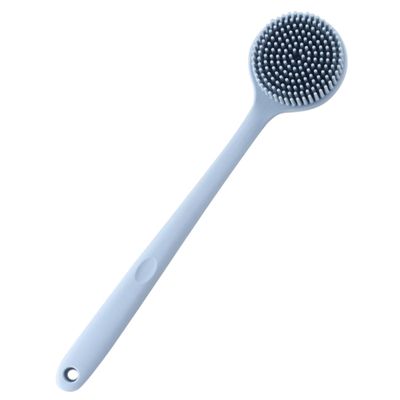 Baluue Silicone Back Scrubber Body Buffer for Shower Men Long Handle Bath Brush Exfoliating Brush