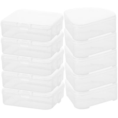 Baluue 10pcs Makeup Sponge Holder Travel Case Portable Powder Puff Storage Box for Makeup Accessories for Organizing and Keeping Sponges Clean Triangular Square Designs
