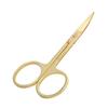 minkissy 4pcs Stainless Steel Nose Hair Scissors and Eyebrow Trimmer Colorful Titanium Curved Design for Safe Trimming of Facial Hair and Eyebrows Lightweight and Portable Grooming Tools view 1