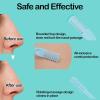 Nose Hair Trimmer,2024 New Double Sided 2-in-1 Nasal Hair Cutter, Nose Hair Removal Razors,Manual Hair Remover Tool,360 Rotating Nose Hair Trimmer with Ear Picker for Men Women (Multicolor 5PCS) view 3