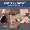Nose Hair Trimmer,2024 New Double Sided 2-in-1 Nasal Hair Cutter, Nose Hair Removal Razors,Manual Hair Remover Tool,360 Rotating Nose Hair Trimmer with Ear Picker for Men Women (Multicolor 5PCS) view 4