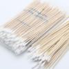 200Pcs 15CM Long Wooden Handle Cotton Swab Single-Head Ear Nose view 2