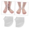 minkissy 2pairs Silicone Heel Socks Protective Sleeve for Ankle Comfortable Heel Inserts for Men Women Guards for Shoes view 1