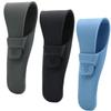 Healeved 3pcs Silicone Razor Covers Manual Shaver Protective Cases for Travel and Lightweight Razor Sleeves in Black Dark Gray and Nordic Blue for Storage view 1