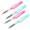 Baluue 4pcs Portable Folding Mini Eyelash Brush Disposable Eyelash Comb for Mascara Application Convenient Travel Tool Random Colors view 1