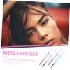 Baluue 4pcs Portable Folding Mini Eyelash Brush Disposable Eyelash Comb for Mascara Application Convenient Travel Tool Random Colors view 2