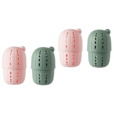 minkissy 4pcs Mini Silicone Makeup Sponge Storage Case and Breathable Cosmetic Holder for Home and Travel Use Lightweight and Portable Design Random Colors