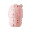 minkissy 4pcs Mini Silicone Makeup Sponge Storage Case and Breathable Cosmetic Holder for Home and Travel Use Lightweight and Portable Design Random Colors view 3
