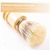 Baluue Beard Brush Shaving Brush 2pcs Men's Wood Handle Barber Accessories Shaving Soap Father's Day Presents view 3