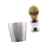 minkissy Gentlemen's Shaving Set Beard Brush with Soft Bristles Soap Bowl and Stylish Stand for Effortless Shaving Experience view 1