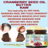 Botanical Beauty CRANBERRY SEED OIL BUTTER 100% Natural, Pure RAW VIRGIN UNREFINED Cold-Pressed for Face, Skin, Body, Hair, Lip, Nails. Rich in Vitamin C, Omega 3, Omega 6, omega-9 (8 Fl Oz) view 4