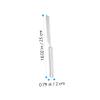minkissy Hair Remover Hair Removal Blades Holder Stainless Steel Shaving Knife Double Sided view 2