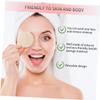 minkissy 36pcs Exfoliating Loofah Makeup Removal Pads Gentle Facial Cleansing Discs Soft Loofah Sponge for Skin Exfoliation and Cleaning for All Skin Types view 3