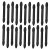 Baluue 50pcs Dual-sided Eyeshadow Sponge Applicators with Long Handle Tips for Smooth Application Makeup Tool for Women and Makeup Artists Black view 1