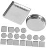 Gogogmee 150pcs Paint Palette Tray Empty Metal Eyeshadow Pans for Makeup Palette Diy Accessory view 4