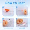 Catheter Piercing Needles 10Pcs - Prgislew 20G IV Catheter Needles Ear Nose Piercing Needles Hollow Needles for Lip Tongue Belly Cartilage Piercing Kit Piercing Supplies view 4
