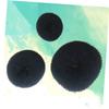 Baluue 3pcs Sponge Bun Maker Black Hair Donut Styling Tools for Elegant Ballerina Buns for Dance and Everyday No Damage to Hair view 2