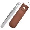 Healeved Stainless Steel Nose Hair Clip Painless Precision Trimmer for Men Women Reusable Nasal Clippers Round Head Design view 1