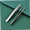Healeved Stainless Steel Nose Hair Clip Painless Precision Trimmer for Men Women Reusable Nasal Clippers Round Head Design view 2