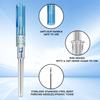 Catheter Piercing Needles 10Pcs - Prgislew 22G IV Catheter Needles Ear Nose Piercing Needles Hollow Needles for Lip Tongue Belly Cartilage Piercing Kit Piercing Supplies view 2