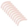 BELLIFFY 16pcs Soft Silicone Refill Pads for Eyelash Curler Washable Replacement Cushions for Mascara and Eyeliner Safe Easy to Use Pink view 1
